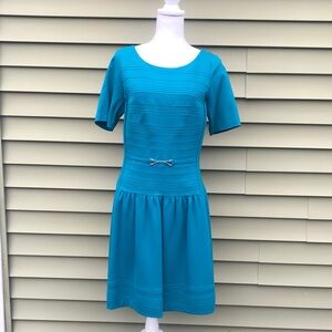 White House Black Market Green Midi Dress